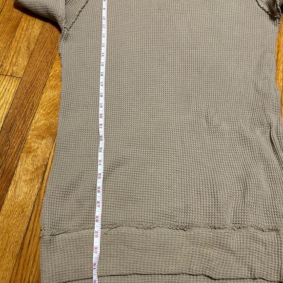 Mazik Womens Oversized Boat Neck Waffle Knit Tunic 3/4 Sleeve Size Medium - Picture 8 of 13